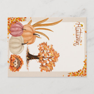Autumn Holiday Postcard