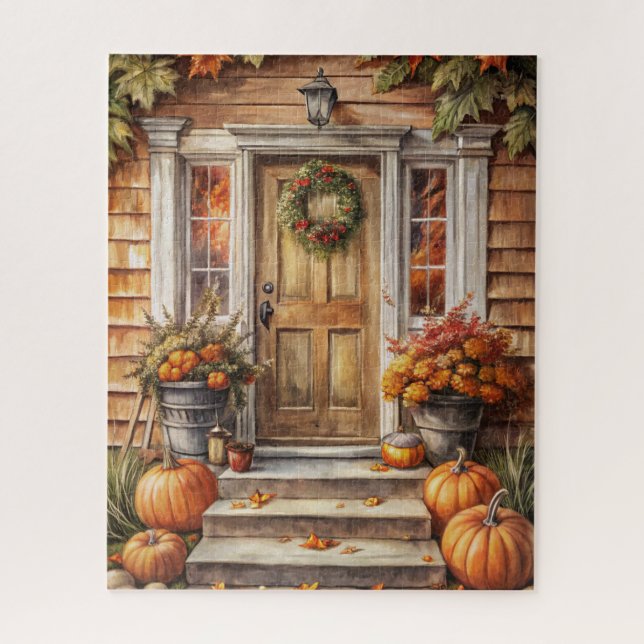 Autumn Home Puzzle (Vertical)
