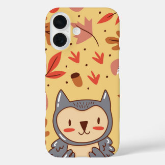 Autumn Hoots Forest Owl Friend iPhone 16 Case