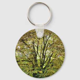 Autumn Horse Chestnut Tree Keychain