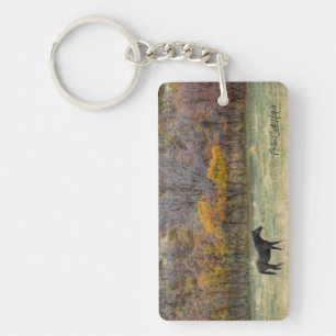 Autumn Horse Keychain