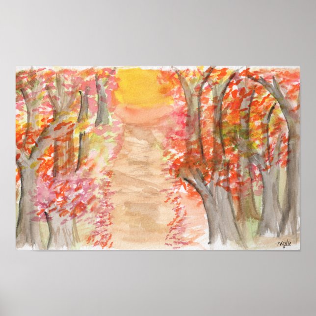 Autumn Hues Poster (Front)