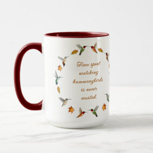 Autumn Hummingbirds  Mug