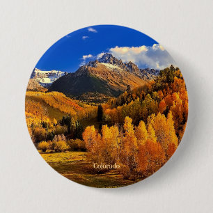 Autumn in Colorado 3 Inch Round Button