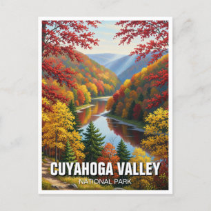 Autumn in Cuyahoga Valley National Park Ohio Postcard