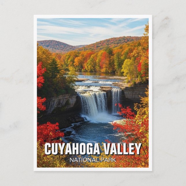 Autumn in Cuyahoga Valley National Park Ohio Postcard (Front)