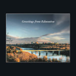 Autumn in Edmonton, scenic photograph Postcard<br><div class="desc">Greetings from Edmonton.  Landscape of Edmonton,  Alberta,  Canada in the fall.</div>