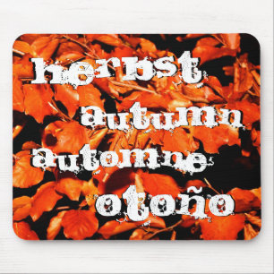 Autumn in Forest Mouse Pad