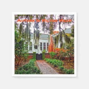 Autumn In Hilton Head Coastal Discovery Museum HHI Napkin