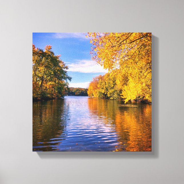 Autumn in Massachusetts Canvas Print (Front)