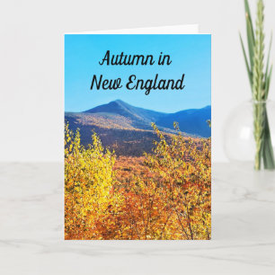 autumn in New England card