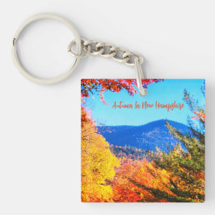 Autumn in New Hampshire  Keychain