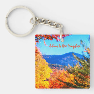 Autumn in New Hampshire Keychain