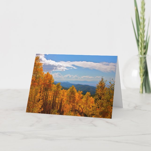 Autumn in New Mexico Card (Front)