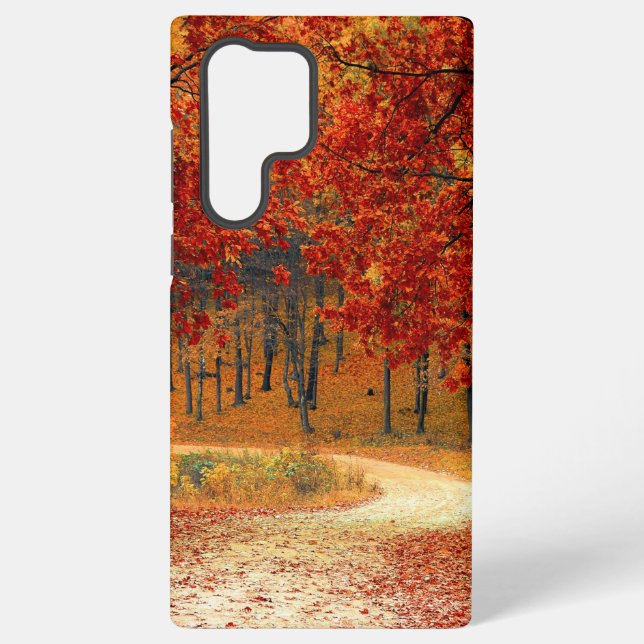 autumn in the forest samsung galaxy s22 ultra case (Back)