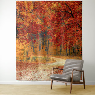 autumn in the forest tapestry