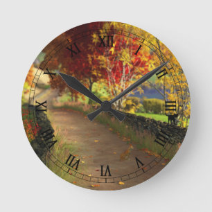 Autumn in the Glen Clock