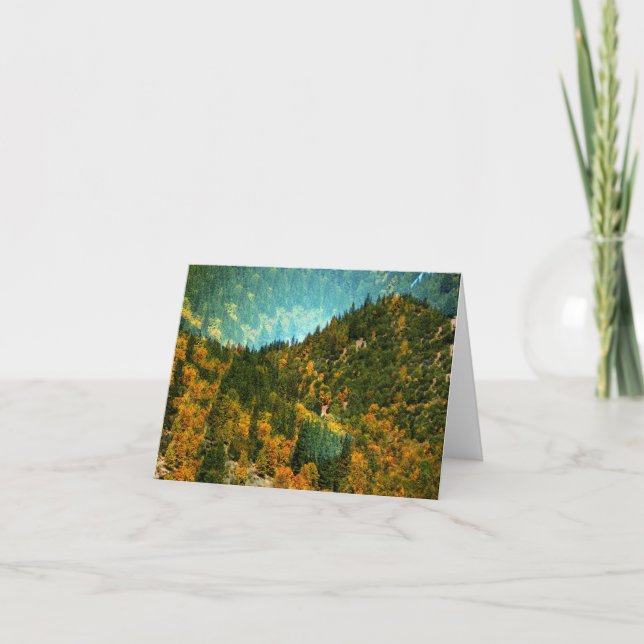 Autumn in the mountains..... card (Front)