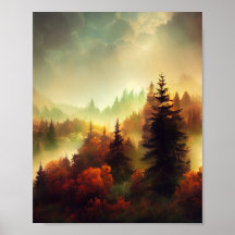 Autumn in the Mountains Landscape