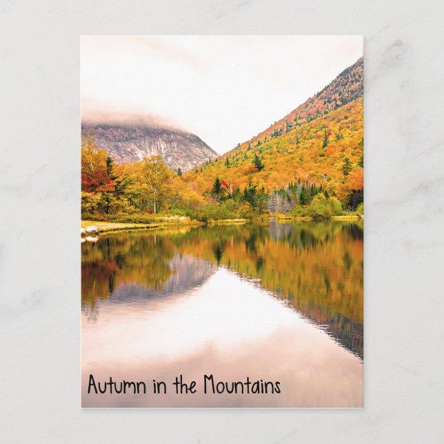 Autumn in the Mountains Postcard (Front)