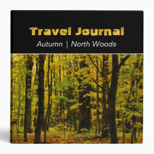 Autumn in the North Woods Custom Travel Binder