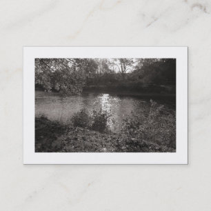 Autumn in the Park (Bordered) Business Card