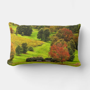 Autumn in the Park Lumbar Pillow