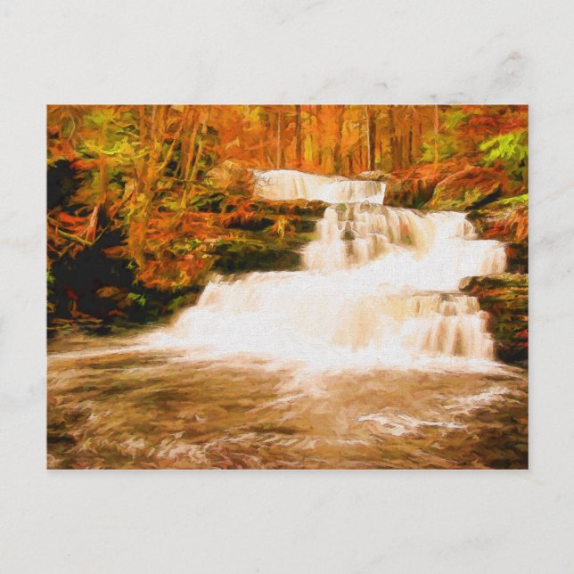 Autumn in the Poconos Postcard (Front)