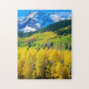Autumn in the Rockies Jigsaw Puzzle