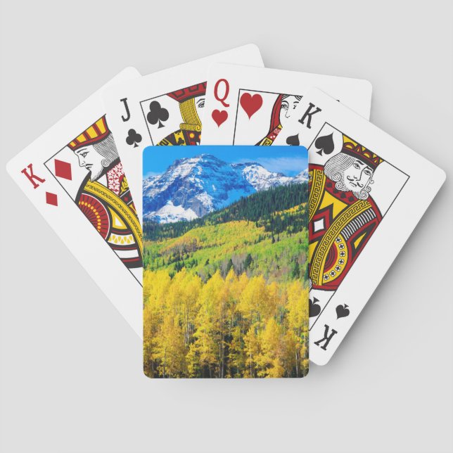Autumn in the Rockies Playing Cards (Back)