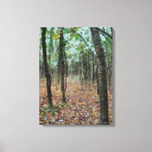 Autumn in the Woods Wrapped Canvas