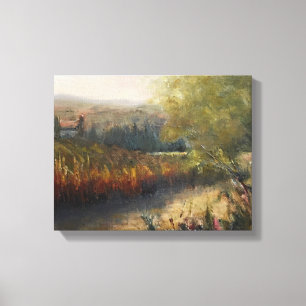 Autumn in Umbria Original Artwork  Canvas Print