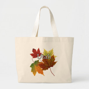 AUTUMN IN UTAH LARGE TOTE BAG