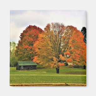 Autumn in West Bend, Wisconsin Magnet
