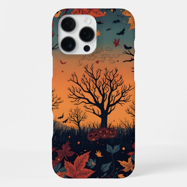 Autumn inspired art iPhone case (Back)