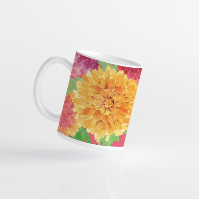 Autumn Inspired Chrysanthemum Coffee Mug (Creator Uploaded)