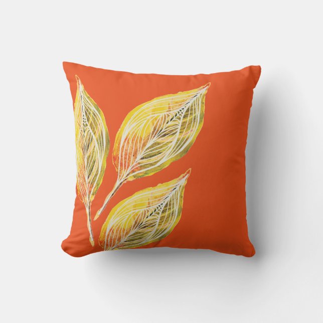 Autumn Inspired Throw pillow (Front)