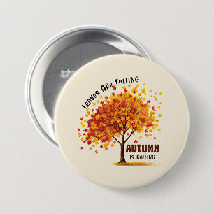 Autumn is Calling 3 Inch Round Button