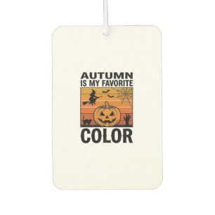 Autumn Is My Favourite Colour Halloween Pumpkin De Air Freshener