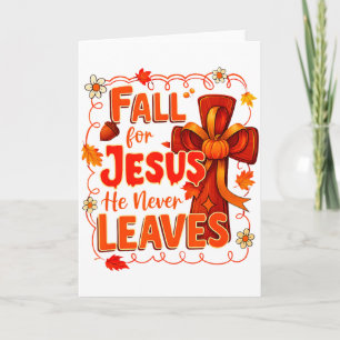 Autumn Jesus My Favourite Season Fall Christian Th Card