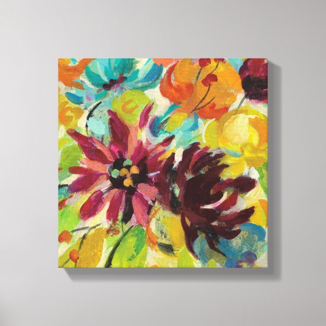 Autumn Joy Flowers Canvas Print (Front)