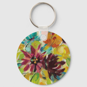 Autumn Joy Flowers Keychain