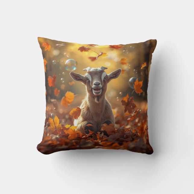 Autumn Joy Throw Pillow (Front)