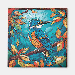 Autumn Kingfisher Magnet