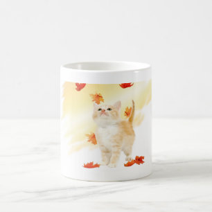 Autumn Kitten Mug
