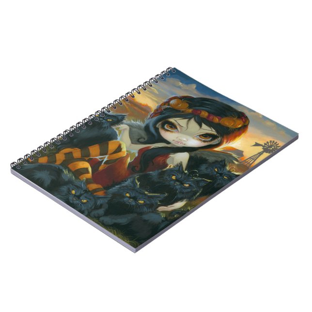 "Autumn Kitties" Notebook (Left Side)