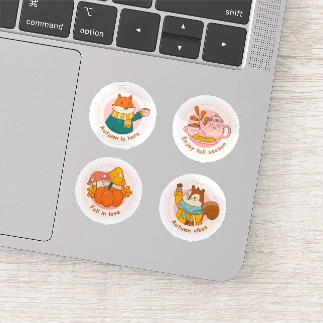 Autumn label sticker set (Detail)