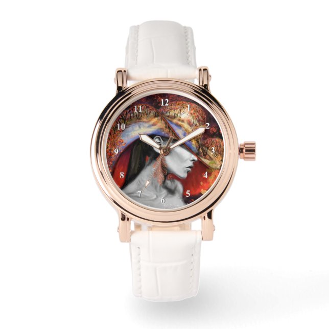 Autumn Lady Watch - Painting (Front)