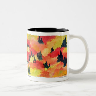 Autumn Lake "AUTUMN" Coffee Mug