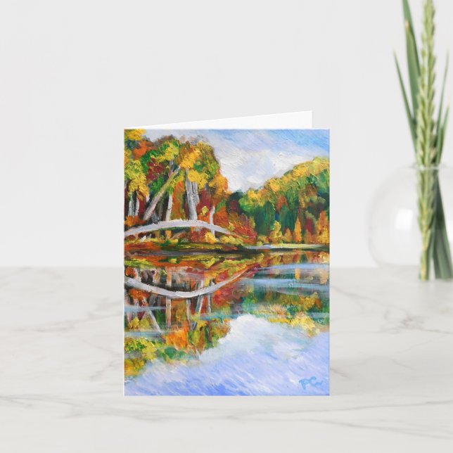 Autumn Lake Card (Front)